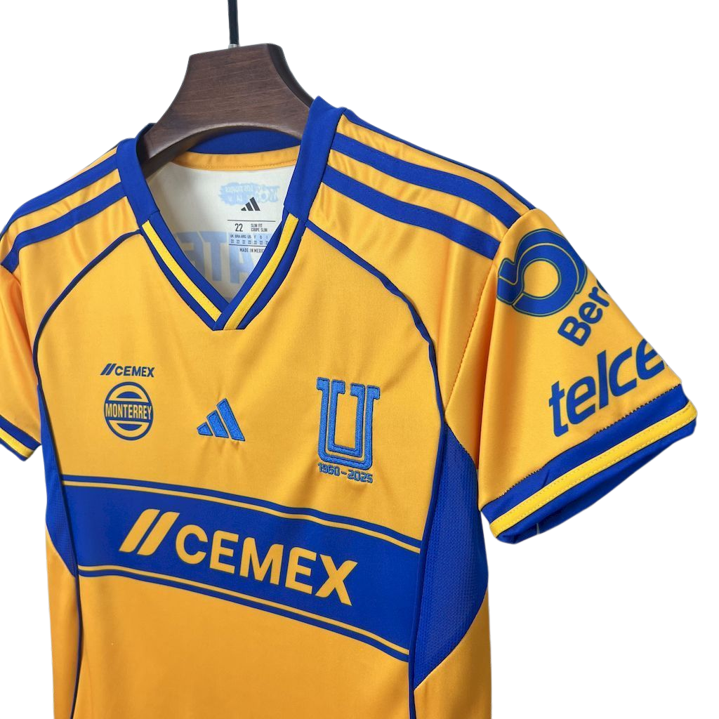 Jersey Local Tigres UANL Niño 25/26