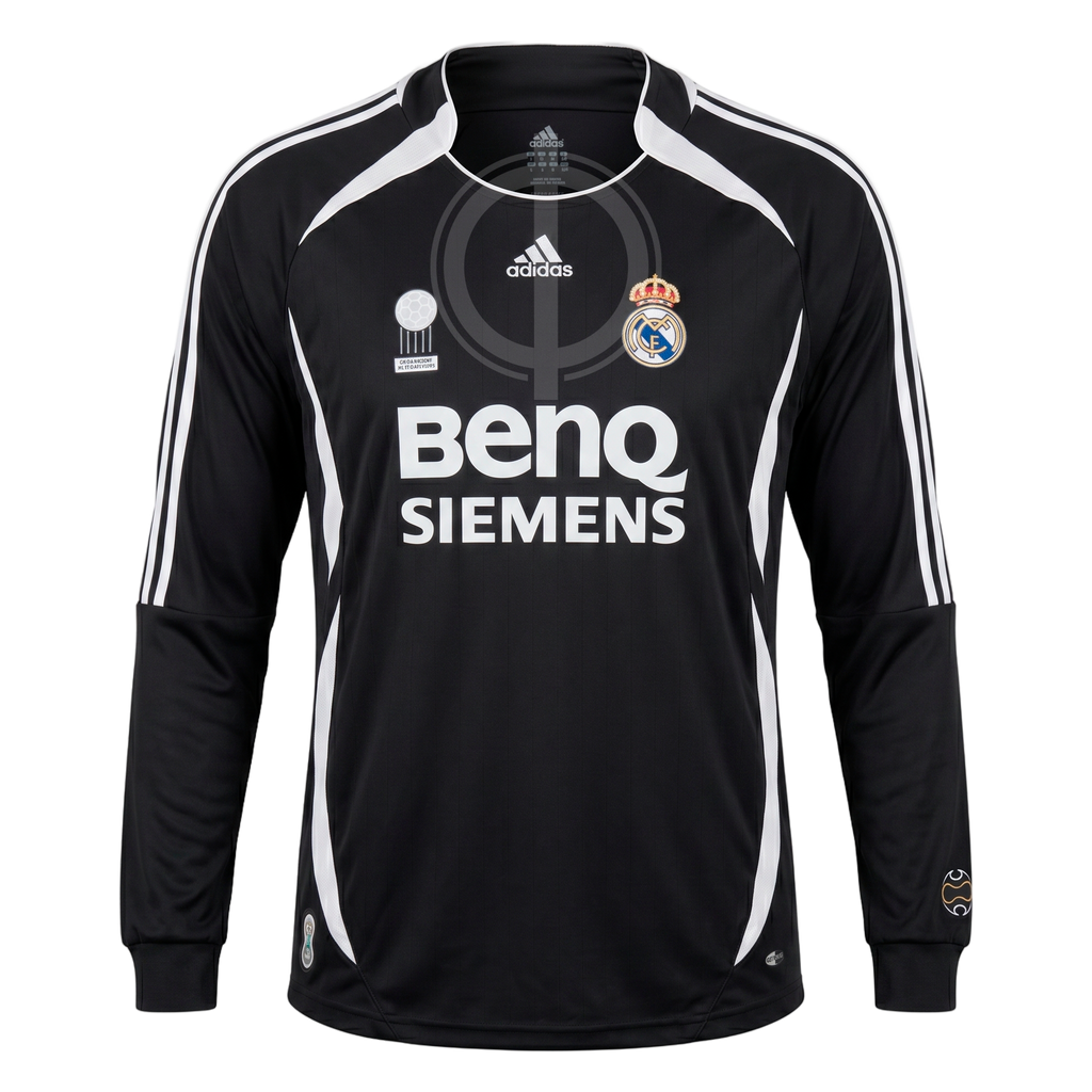 Jersey Adidas Manga Larga Real Madrid Visitante 06/07