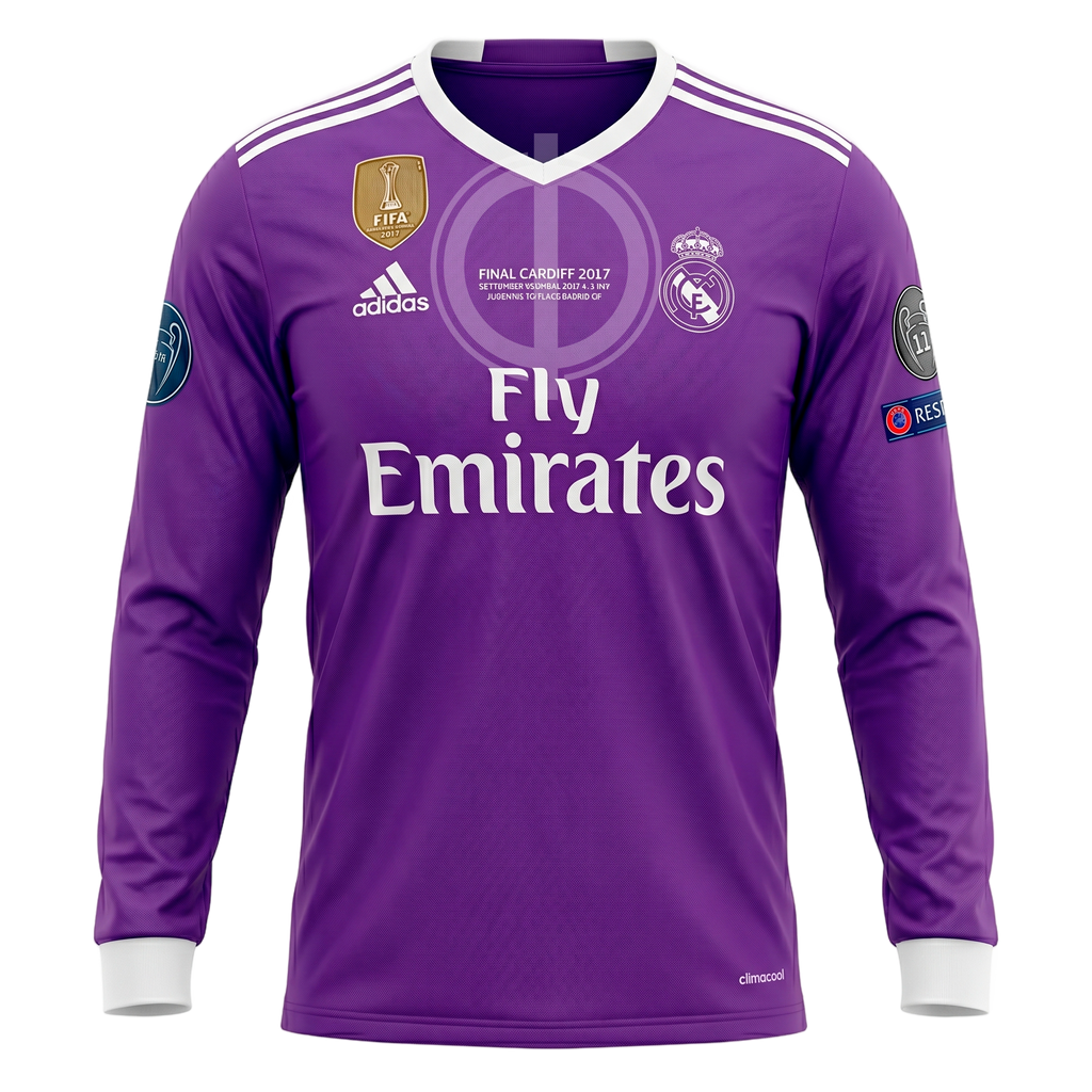 Jersey Adidas Manga Larga Real Madrid Visitante 16/17