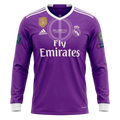 Jersey Adidas Manga Larga Real Madrid Visitante 16/17