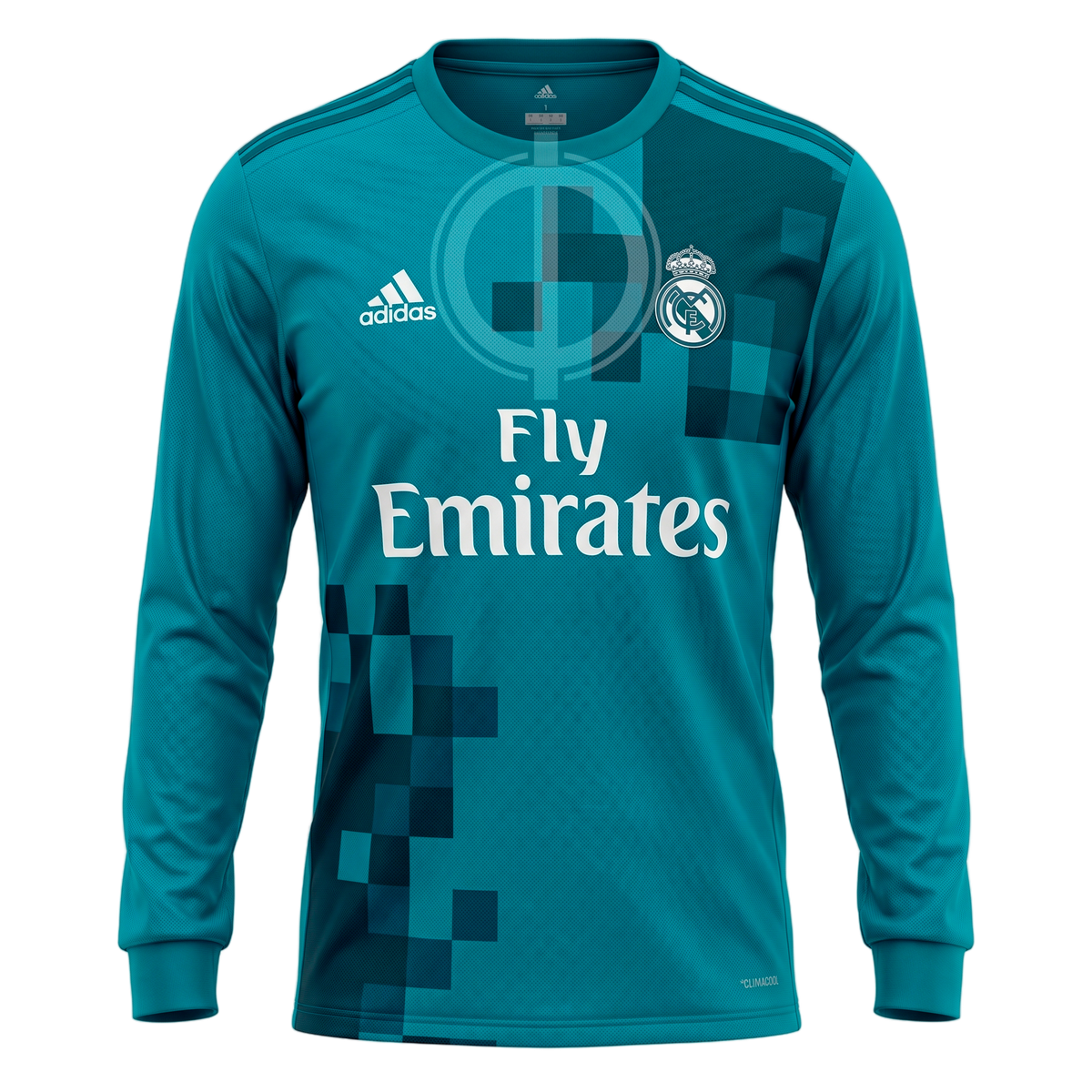 Jersey Adidas Manga Larga Real Madrid Visitante 17/18
