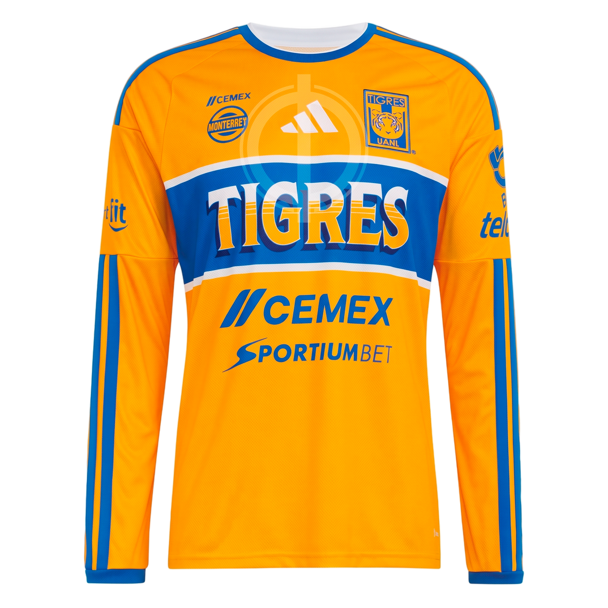 Jersey Adidas Tigres UANL Local 26/27 Manga Larga