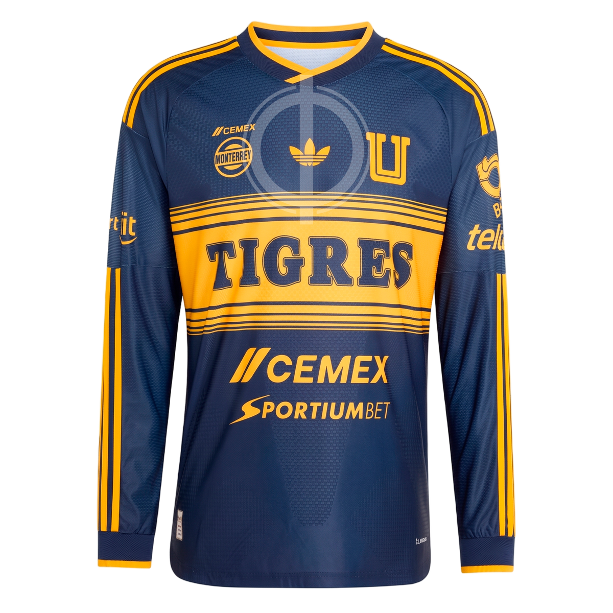 Jersey Adidas Tigres UANL Visitante 26/27 Manga Larga