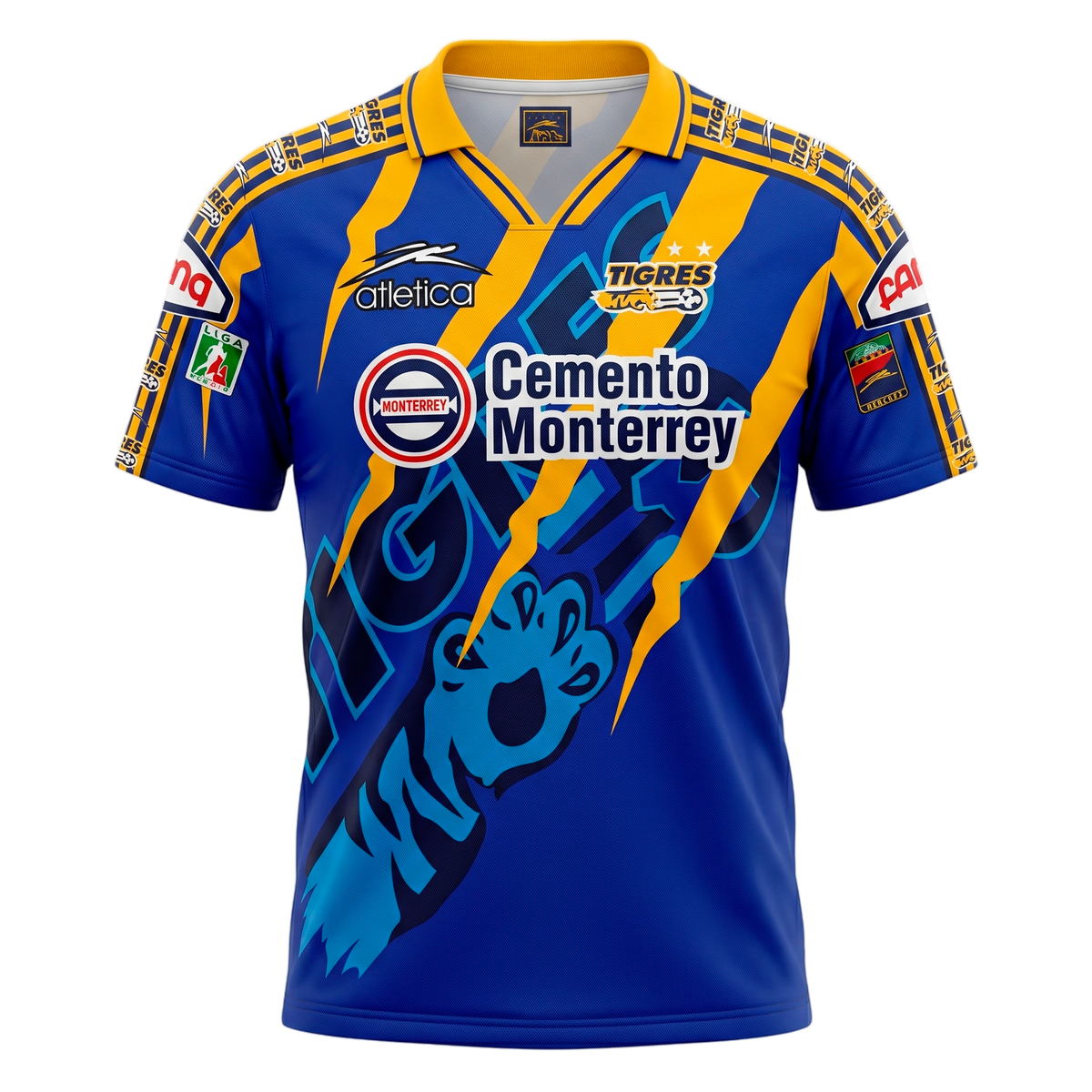Jersey Atlética Tigres UANL Visitante 97/98