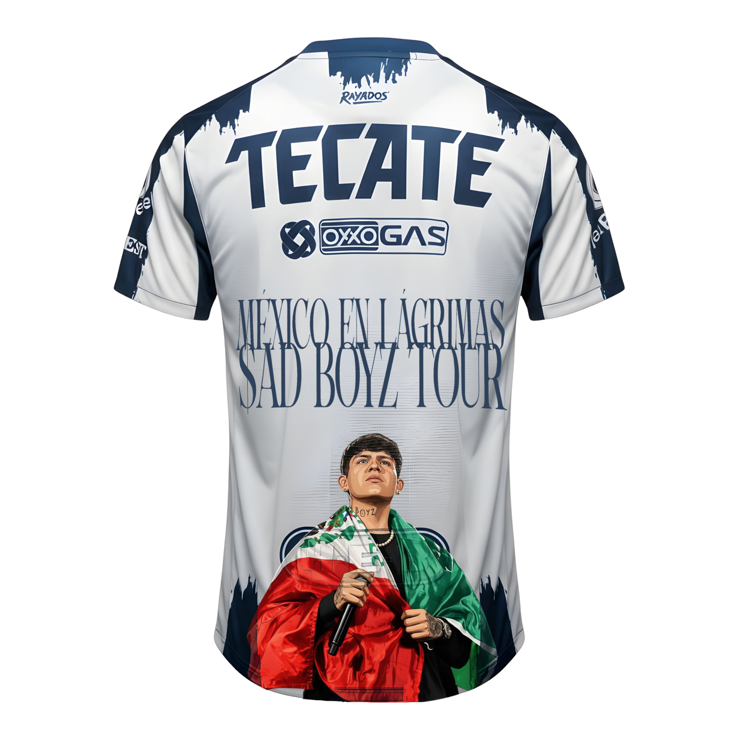 CF Monterrey 25/26 Home Jersey x Junior H Mexico at Lagrimas Sad Boyz Tour