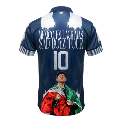Jersey Local CF Monterrey Mundial de Clubes 2025 x Junior H México en Lagrimas Sad Boyz Tour