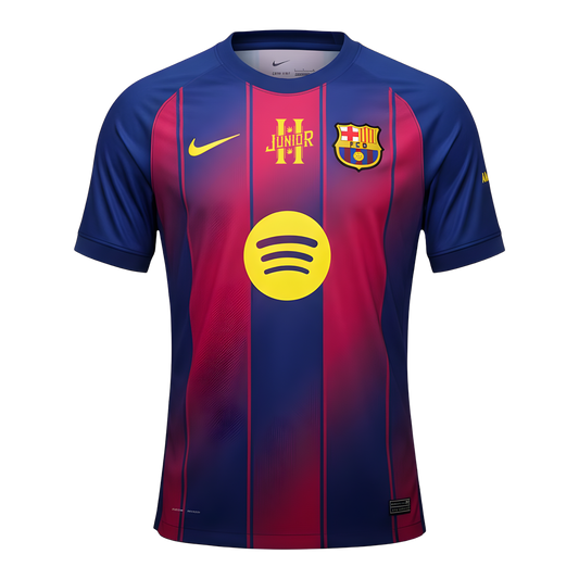 Jersey Local FC Barcelona 25-26 x Junior H México en Lagrimas Sad Boyz Tour