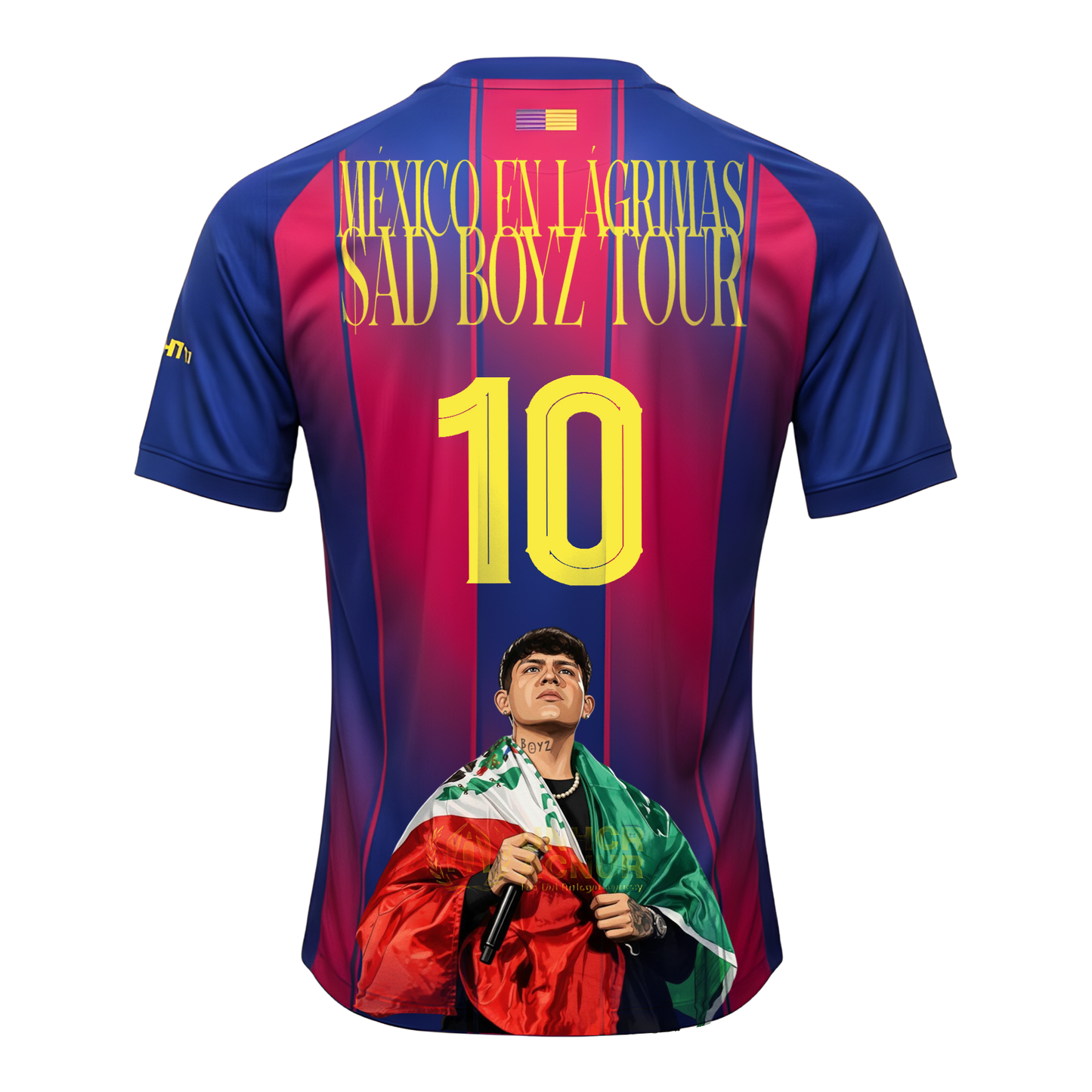 Jersey Local FC Barcelona 25-26 x Junior H México en Lagrimas Sad Boyz Tour