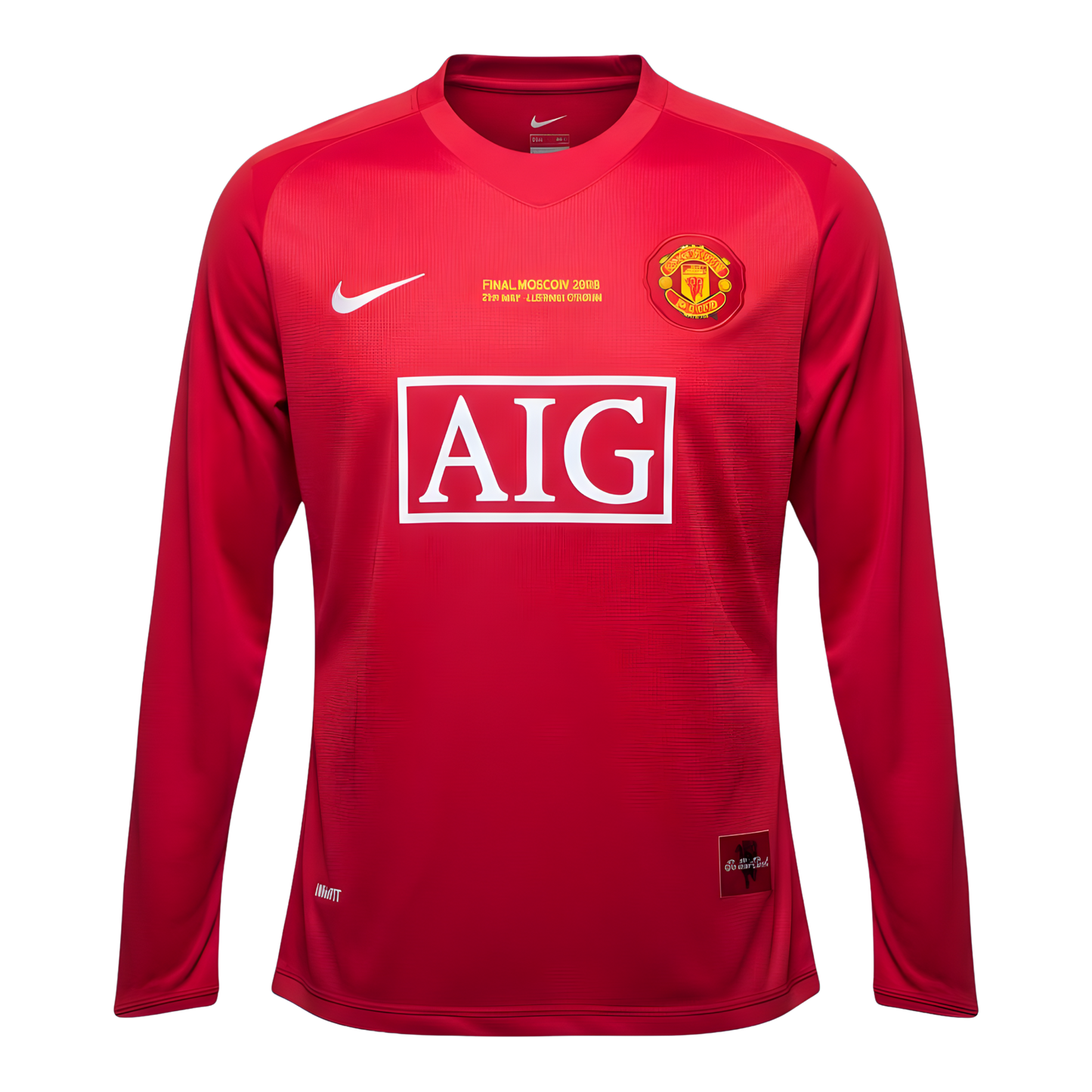 Jersey Local Manga Larga Manchester United 07/08