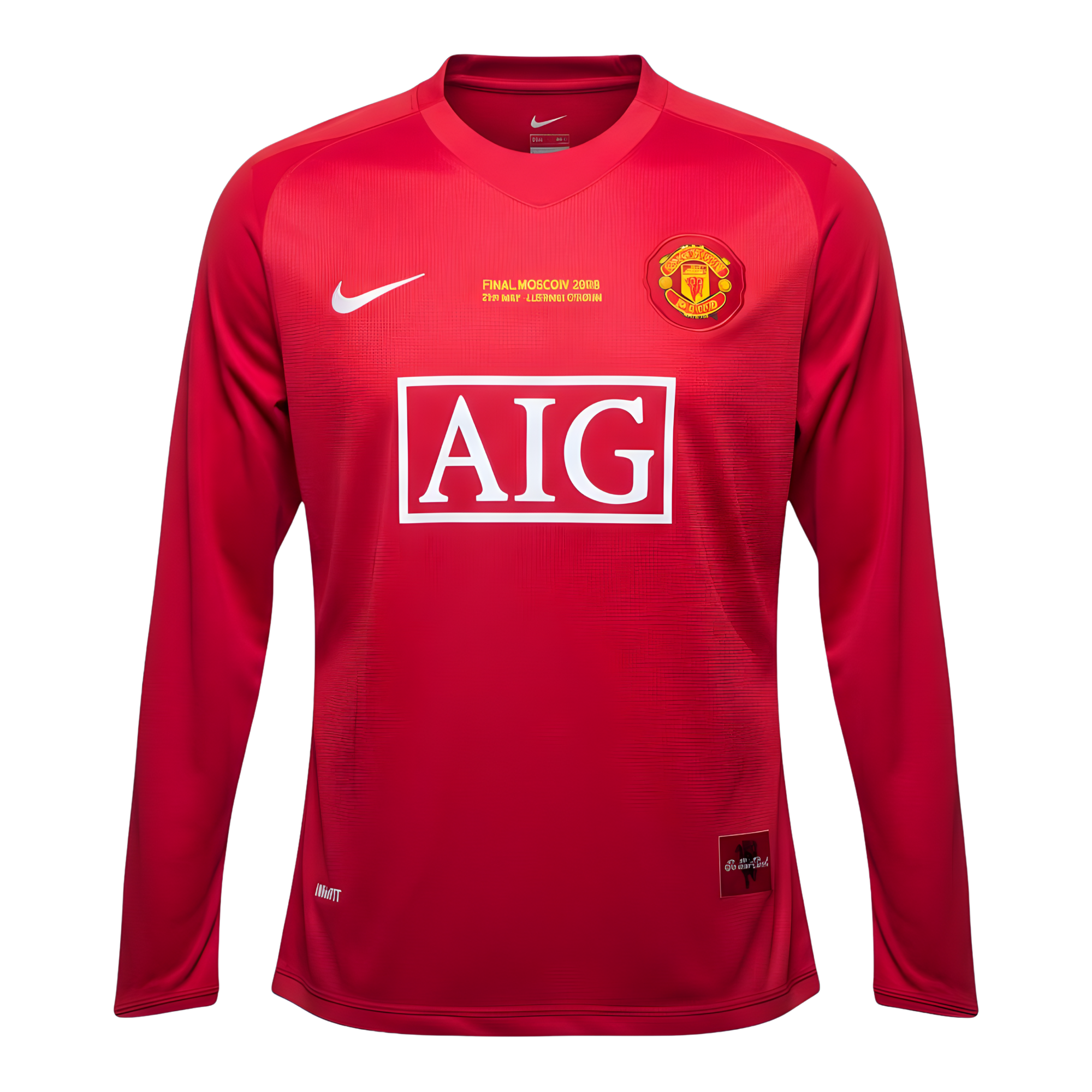 Jersey Local Manga Larga Manchester United 07/08