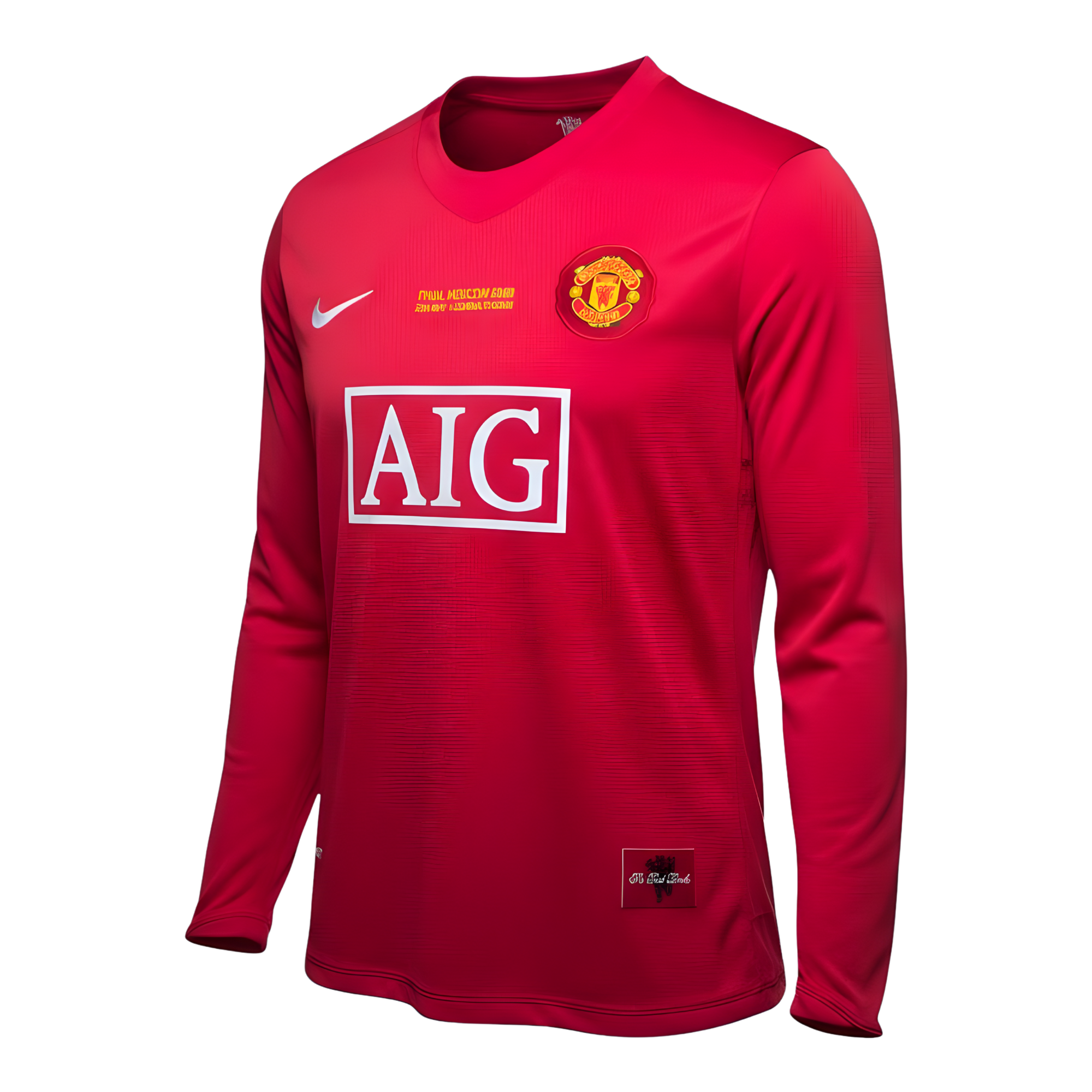 Jersey Local Manga Larga Manchester United 07/08