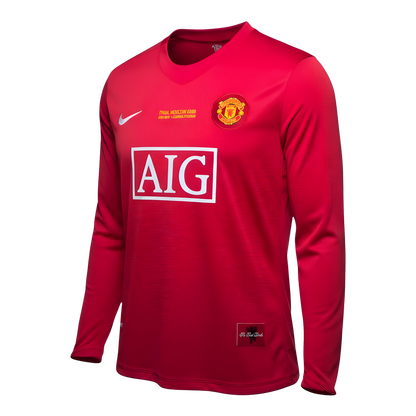 Jersey Local Manga Larga Manchester United 07/08