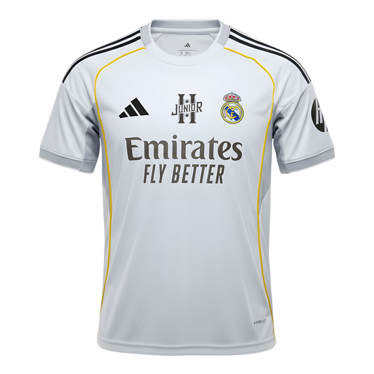 Jersey Local Real Madrid CF 25/26 x Junior H México en Lagrimas Sad Boyz Tour