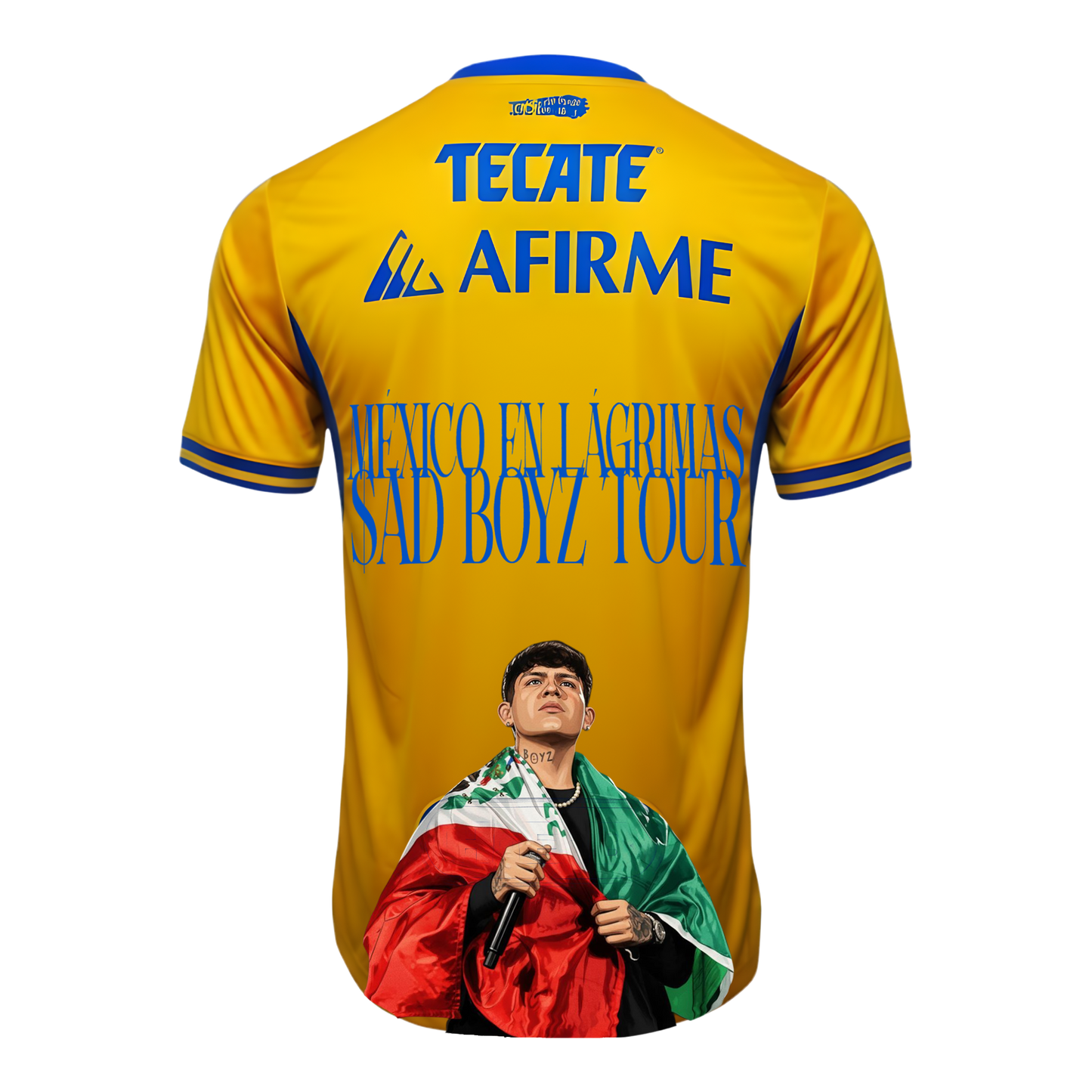 Tigres UANL Home Jersey 25/26 x Junior H Mexico at Lagrimas Sad Boyz Tour