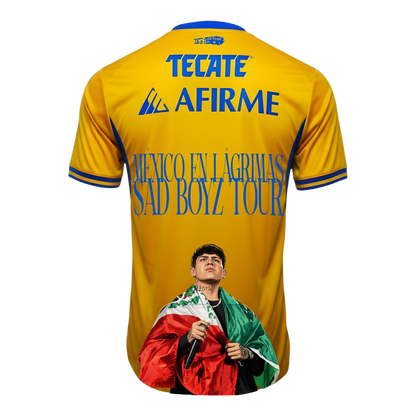 Tigres UANL Home Jersey 25/26 x Junior H Mexico at Lagrimas Sad Boyz Tour
