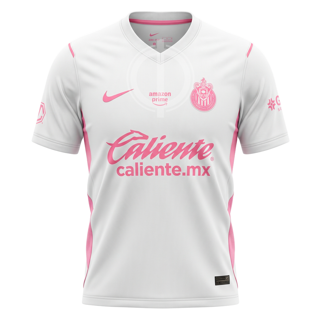 Jersey Nike Chivas Visitante Edición Rosa 26/27