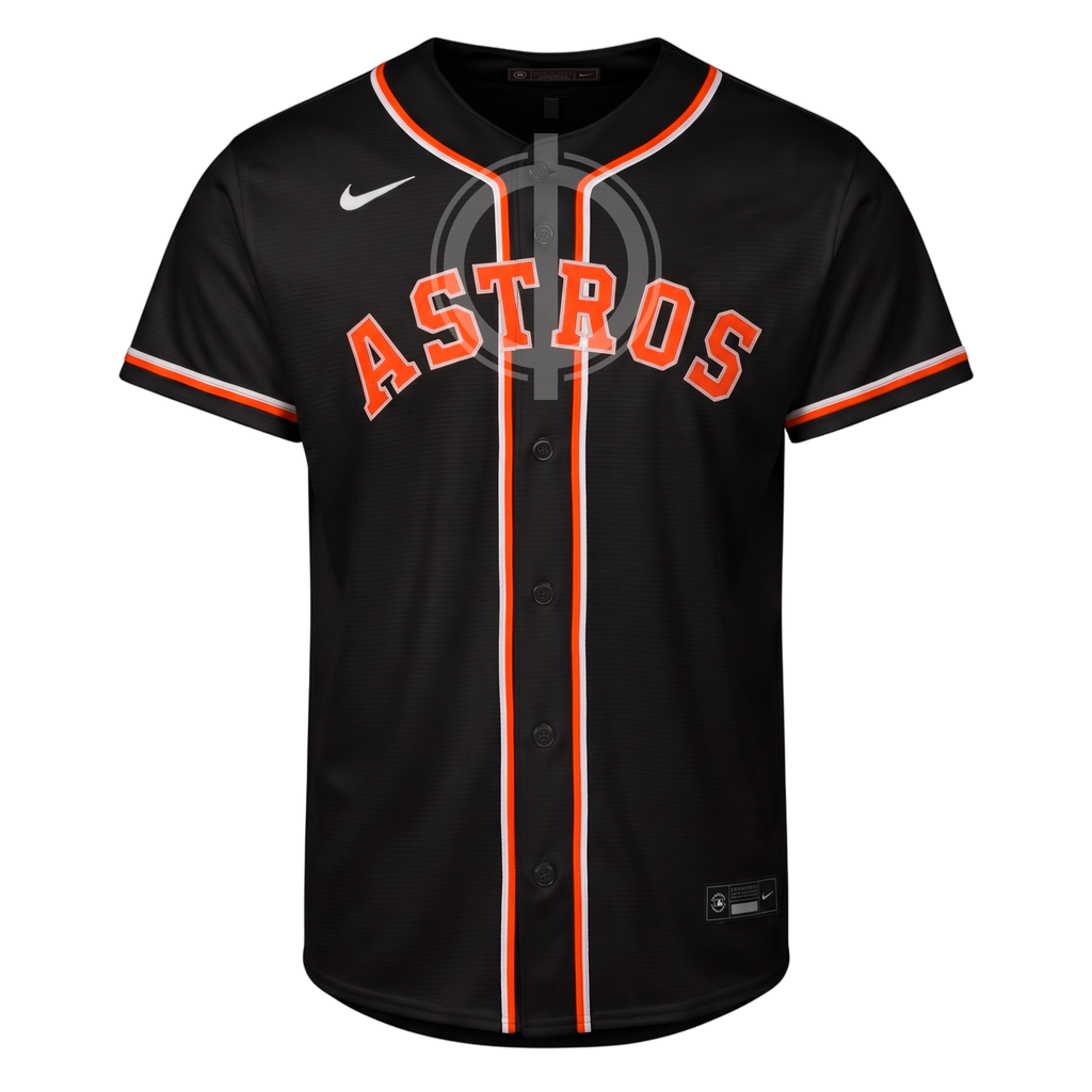 Jersey Nike Houston Astros Carbon Black