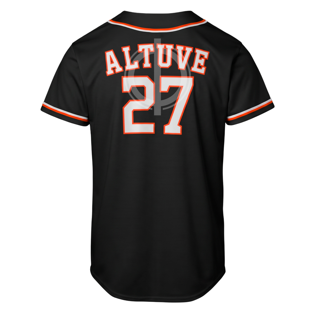 Jersey Nike Houston Astros Carbon Black