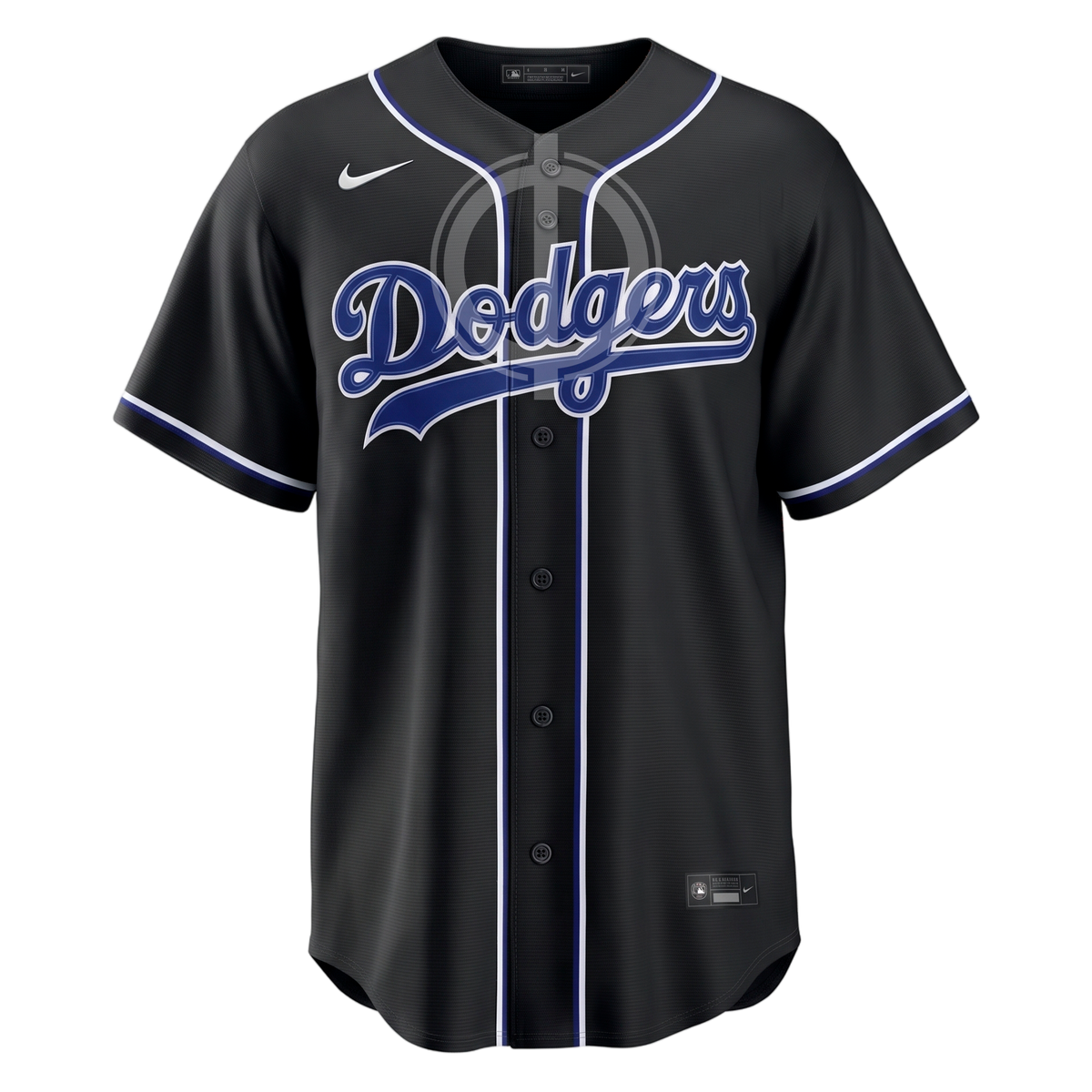 Jersey Nike Los Angeles Dodgers Black Carbon