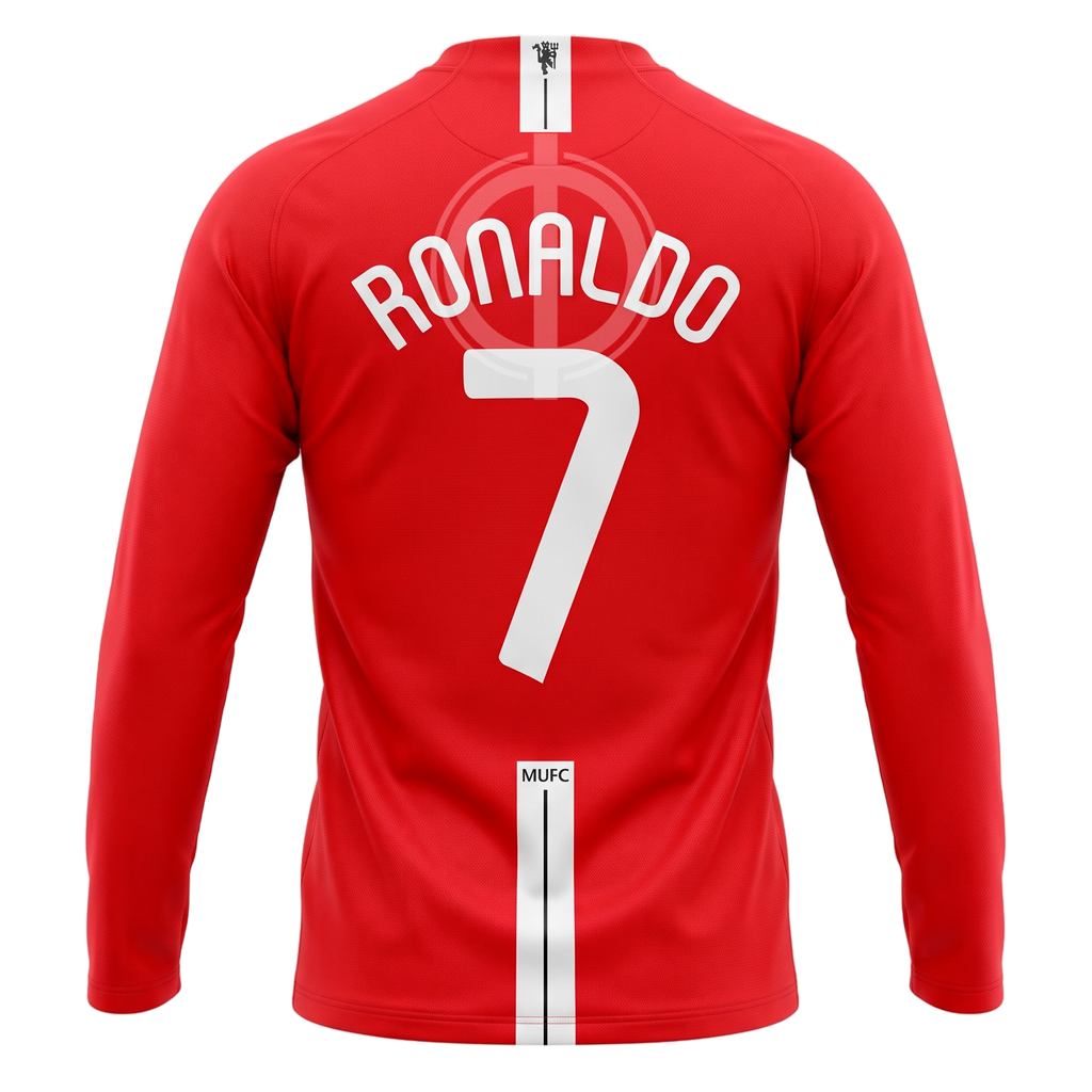 Jersey Nike Manchester United Manga Larga Local 07/08