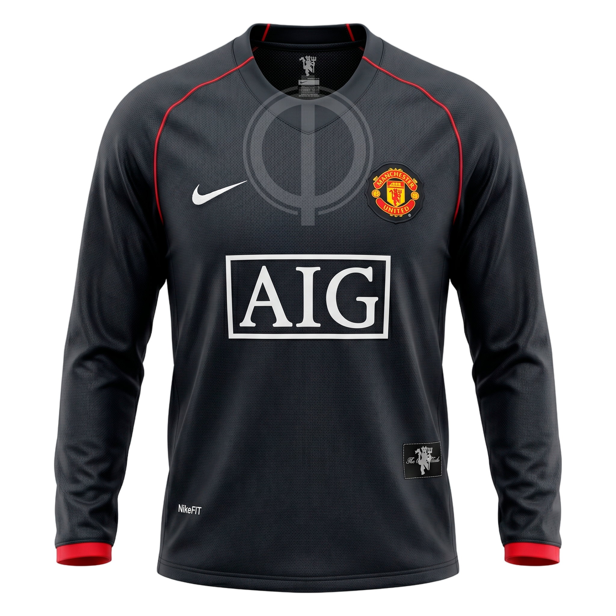 Jersey Nike Manga Larga Manchester United Visitante 07/08