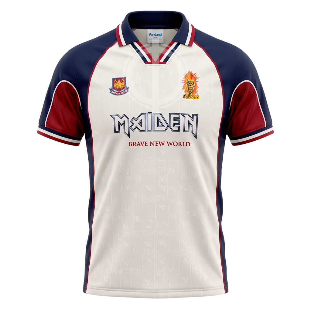 Jersey West Ham Visitante Iron Maiden