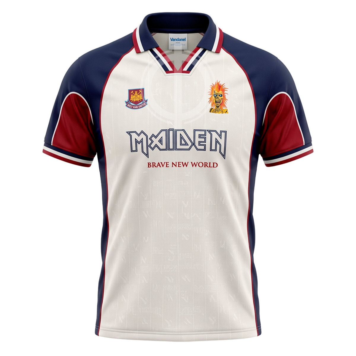 Jersey West Ham Visitante Iron Maiden