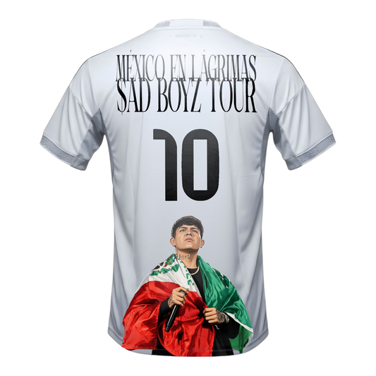 Jersey Local Real Madrid CF 25/26 x Junior H México en Lagrimas Sad Boyz Tour